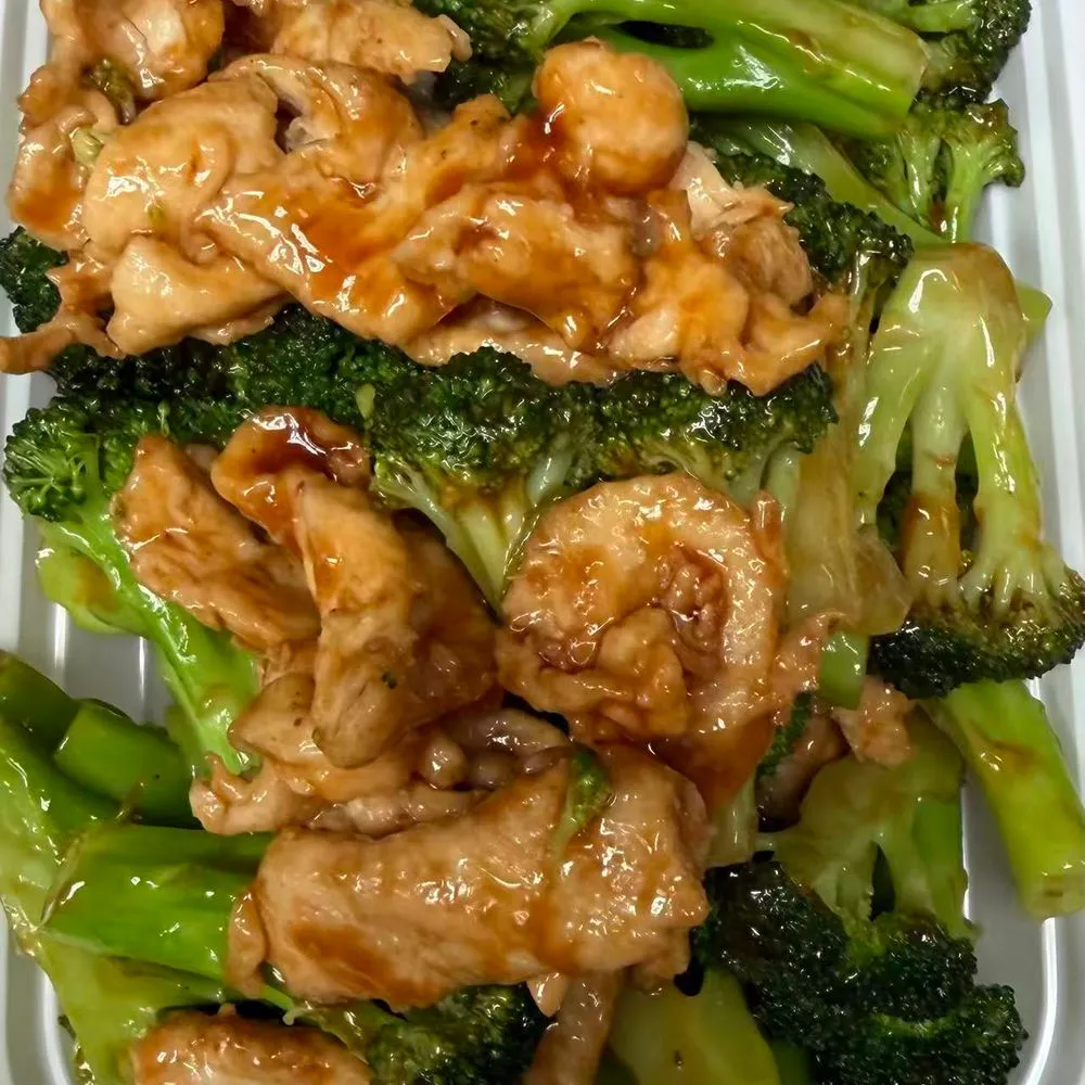 Chicken and Shrimp with Broccoli at Great China, Chinese Restaurant in Indian Trail